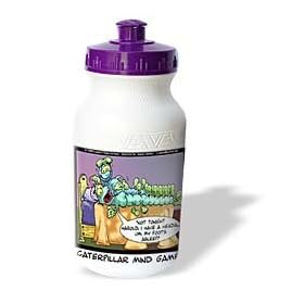 Click here to buy Londons Times Funny Bugs and Slugs Cartoons - Centipede Relationship Mind Games - Water Bottles.