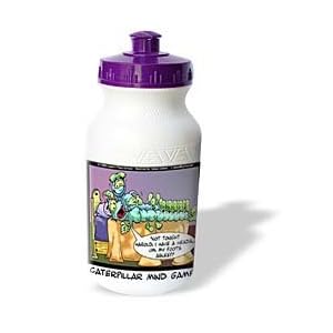 Click here to buy Londons Times Funny Bugs and Slugs Cartoons - Centipede Relationship Mind Games - Water Bottles.