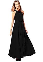 Sexy Flared-Skirt Summer Long Sleeves Sleeveless Chiffon/Cotton/Knit Bodycon Dress/Maxi Dress 