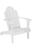 Montauk Adirondack Chair, 37 &acute; Hx29.5 &acute; W, WHITE - B000GG9RSY