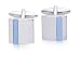 Light Blue Cat's Eye Fashion Cufflinks 6222