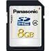 Panasonic 8GB Class 4 SD Card up to 20MB/s - Silver line