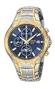 Pulsar Men's Alarm Chronograph Two-Tone Stainless Steel Watch #PF3684