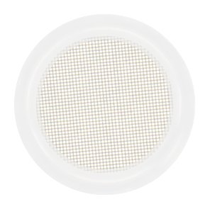 White PTFE Tri-Clamp Screen Gasket, 20 Mesh, 316L SS - 1-1/2