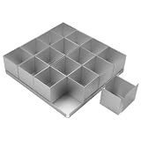 Review Alan Silverwood 12224 / Alan Silverwood 36 piece Square Multi Cake Pan Set 2
