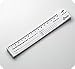 Wound Measuring Rulers - Wound Measuring Ruler, 25 sheets/pad, 10 pads/pack, 250 Unit / Pack These disposable paper rulers use centimeters and millimeters to document wound dimensions. Each contains ample space for recording patient name, date, and length, width and depth of wound. Perfect for documentation used in photos of wounds. 25 sheets/pad. 10 pads/pack. Product photo may not exactly match the product offered for sale. Please refer to the product description.