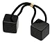France Luxe 24mm Baubles Ponytail Holder - Black