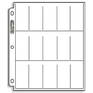 Ultra-Pro 15-Pocket Pages (Tobacco Cards) - 100 Pages per box (Quantity of 1)