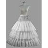 Loywe, Reifrock Petticoat aus Satin und Spitze, 3 Ringe, Taille Umfang bis 90cm, LW4805