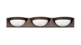 Good Earth Lighting G1133-ABZ-I Barrington Three Light Bathbar with Scavo Glass Diffusers, Antique Bronze