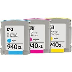 3 x Original Tintenpatronen HP 940XL- C4907AE - Cyan / C4908AE - Magenta / C4909AE - Gelb