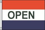 FL - Open Red, White & Blue 3 x 5 Real Estate Flags