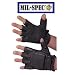 Mil-Spec Plus Rappid Rappel Half Finger MEDIUM Gloves