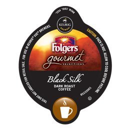 32 Count - Folgers Gourmet Selections Black Silk Bold Coffee Vue Cup For Keurig Vue Brewers