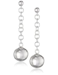 Sterling Silver 12mm Ball Drop Earrings