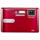 Samsung Digimax i85 8.2MP Digital Camera with 5x Optical Zoom (Red)