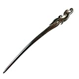 31fwrb8qCyL. SL160  CrystalMood Handmade Carved Wood Hair Stick Fire Dragon 6.9 Ebony