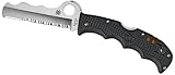 Spyderco Assist I Black Handle Rescue Knife