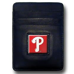 Philadelphia Phillies Leather Money Clip Card Holder