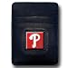 Philadelphia Phillies Leather Money Clip Card Holder