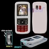Samsung Rant M540 Clear Premium Silicone Skin Case Cover