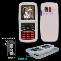 Samsung Rant M540 Clear Premium Silicone Skin Case Cover