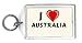 I Love Australia Keychain