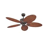 Westinghouse 72441 Oak Harbor 54-Inch Five-Blade Ceiling Fan, Oil Rubbed Bronze with Bamboo Oak Blades