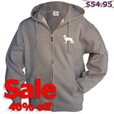 Hooded Sweatshirt German Shepherd White
