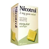 Nicotrol Nicotine Gum (1) Large Box Mint Gum 2mg - 105 Pieces in each box