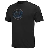 Majestic Chicago Cubs Black on Black T-shirt