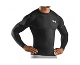 UNDER ARMOUR Heat Gear Adult Long Sleeve Tee , Green, XL