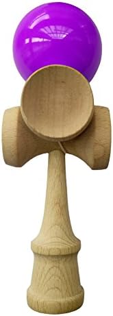 Red Wagon Toys 5-Cup Professional Kendama Trick Toy, Purple