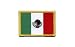 Écusson brodé Flag Patch Mexique - 8 x 6 cm
