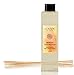 LOVSPA Refresh Sicilian Blood Orange Reed Diffuser Oil Refill with Replacement Reed Sticks | Energizing Grapefruit & Bergamot Fragrance Oil with Sticks Creates a Cheerful Atmosphere