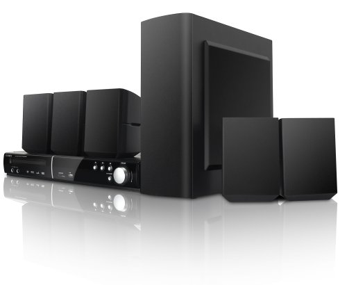 Coby DVD938 5.1-Channel DVD Home Theater System with Digital AM/FM Tuner (Black)
