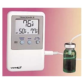 Thermometer with Alarm - VWR Refrigerator/Freezer Thermometers - Model 61161-364 - Each