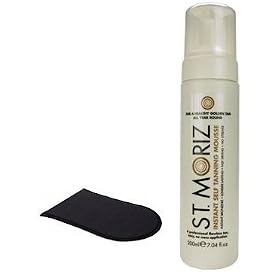 St. Moriz Instant Self Tanning Mousse 200ml & Tanning Mitt