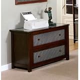 Studio RTA Office Line 2-Drawer File- Rosewood