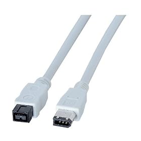 SANWA SUPPLY IEEE1394b�P�[�u��  2m �z���C�g KE-B962W