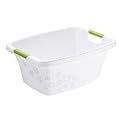 Modlife 7566100519 W�schewanne Flowers 25 L, wei�