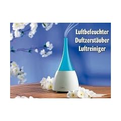 newgen medicals 4in1-Ionen-Luftreiniger mit Ultraschall-Aroma-Diffusor