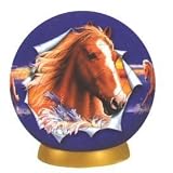 HORSES (Boy) 60 PIECE PUZZLE SPHERE from John N. Hansen HORSES (Boy) 60 PIECE PUZZLE SPHERE from John N. Hansen