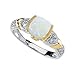 1/6 CT TW 14K White/Yellow Gold Two Tone Genuine title=