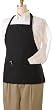 Bib Apron with Pockets, Available Black or White