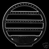 PAIR BLACK ACRYLIC CIRCLE EARRING/EAR STUD DISPLAYS FOR UPTO 33 PAIRS (2 DISPLAYS)