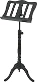 Stageline European Crafted Music Stand - Black, Wood Post