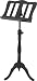 Stageline European Crafted Music Stand - Black, Wood Post