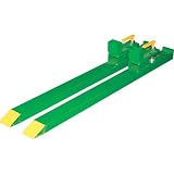 AlumiForks Aluminum Bucket Forks - 1200-Lb. Capacity, Green, Model# ALG1200