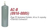 TurboTorch AC-B Acetylene B Tank, 40 cu. ft. capacity (0916-0005)